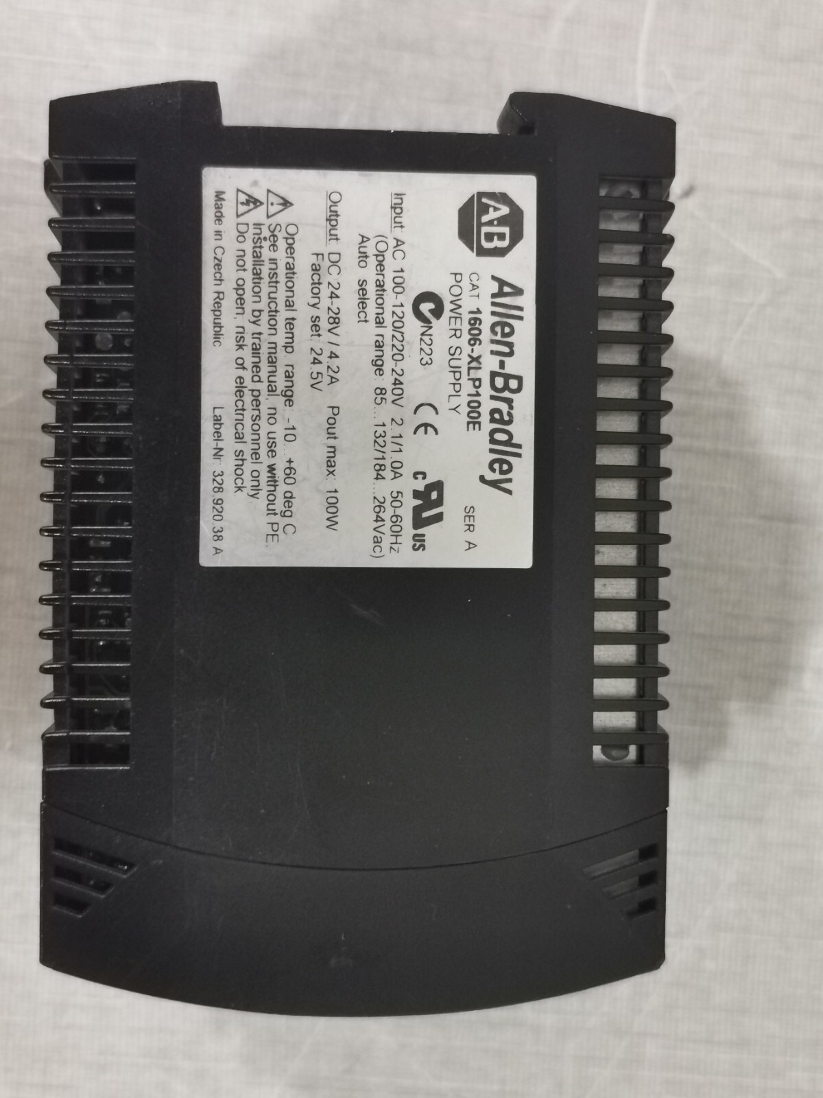 Allen-Bradley 1606-XLP100E Allen-Bradley 1606-XLP Power Supply 1606-XLP100E 5