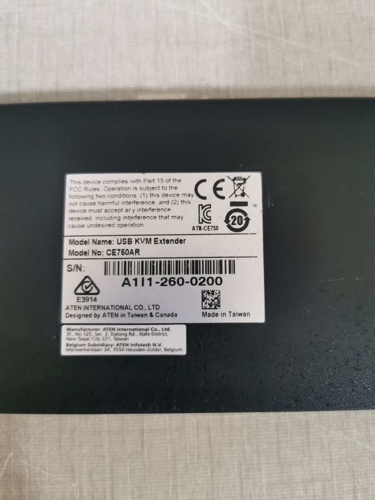 ATEN USB KVM Extender ATEN USB KVM Extender CE750AR 5