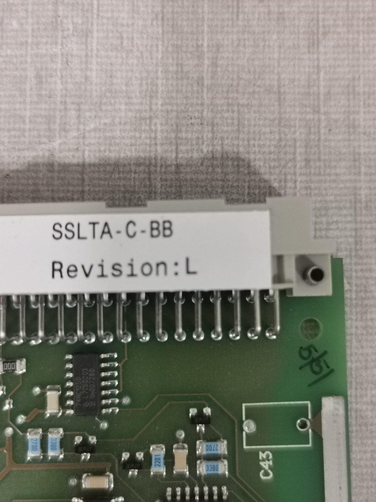 ABB SSLTA-C-BB REV.L ABB 1MSC980012 REV.H BOARD SSLTA-C-BB REV.L 3