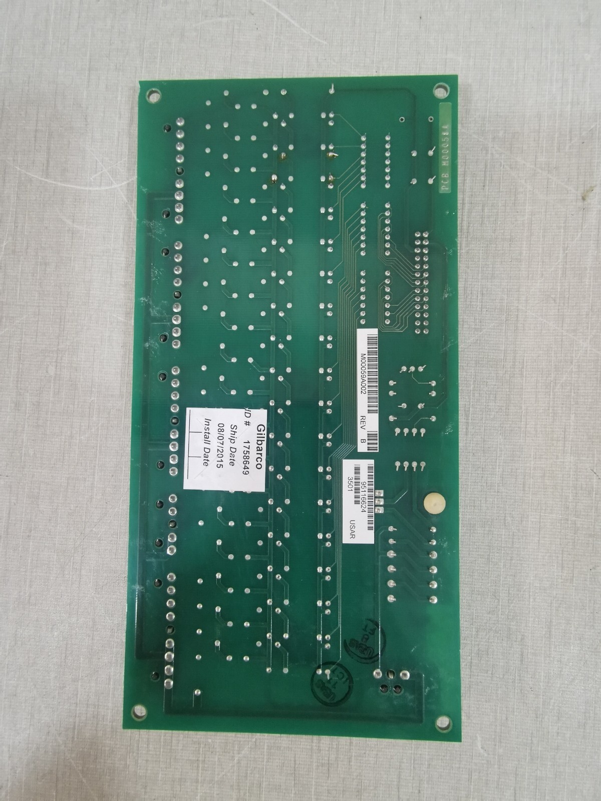 Gilbarco ASSY M00059A002 Rev R Gilbarco ASSY M00059A002 Rev R Control Board 3