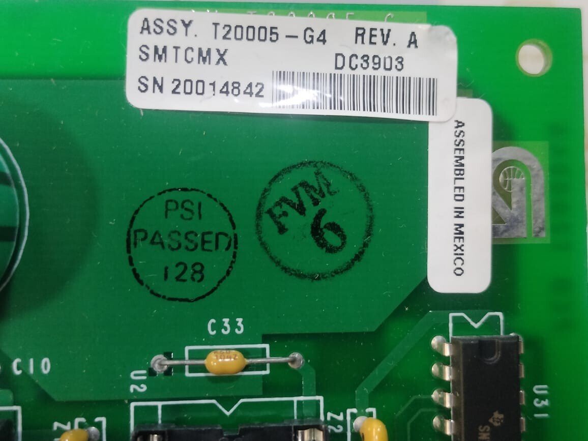 Gilbarco ASSY T20005-G4 Rev.A Gilbarco ASSY T20005-G4 Rev.A Control Board 3