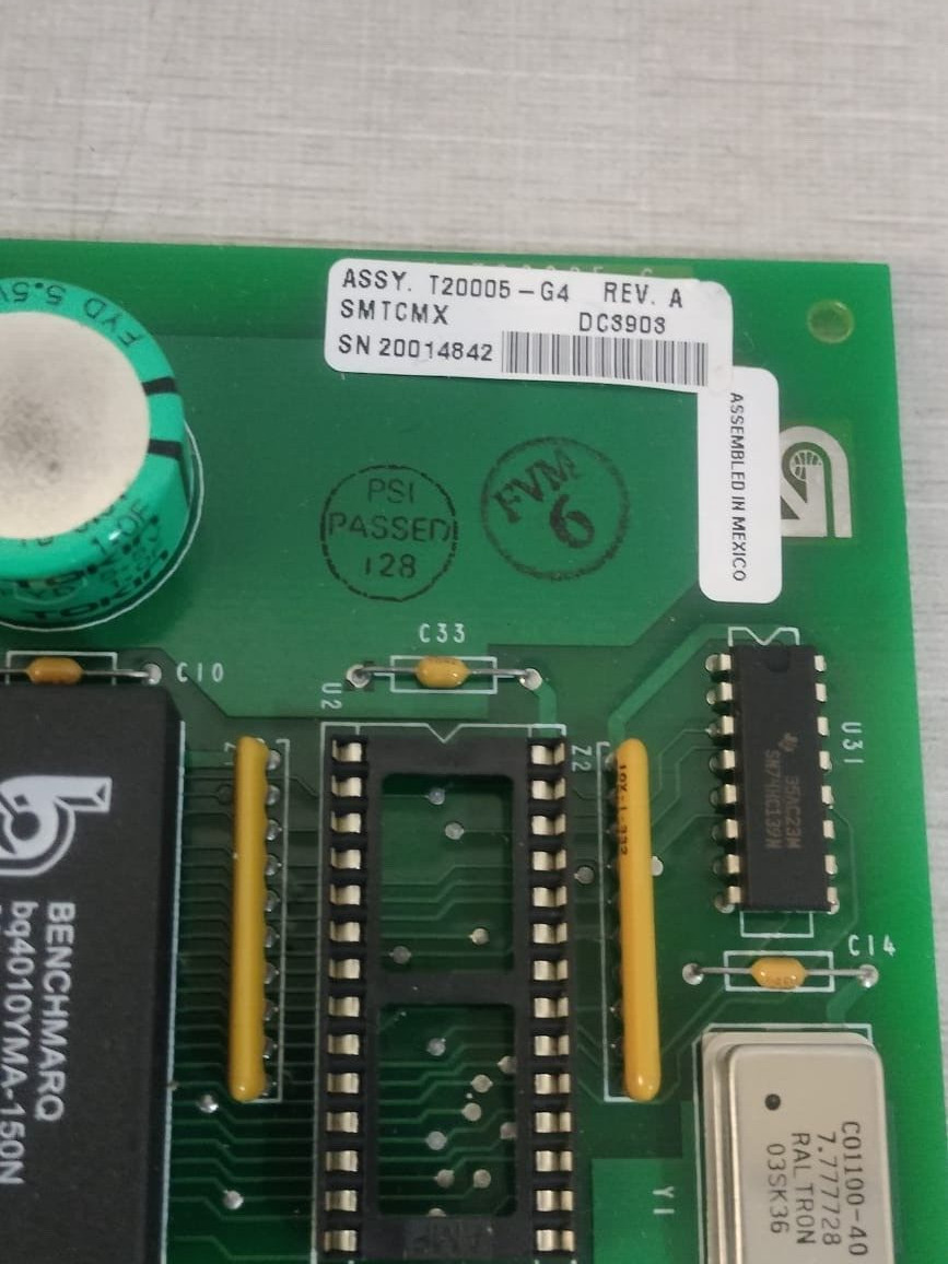Gilbarco ASSY T20005-G4 Rev.A Gilbarco ASSY T20005-G4 Rev.A Control Board 4
