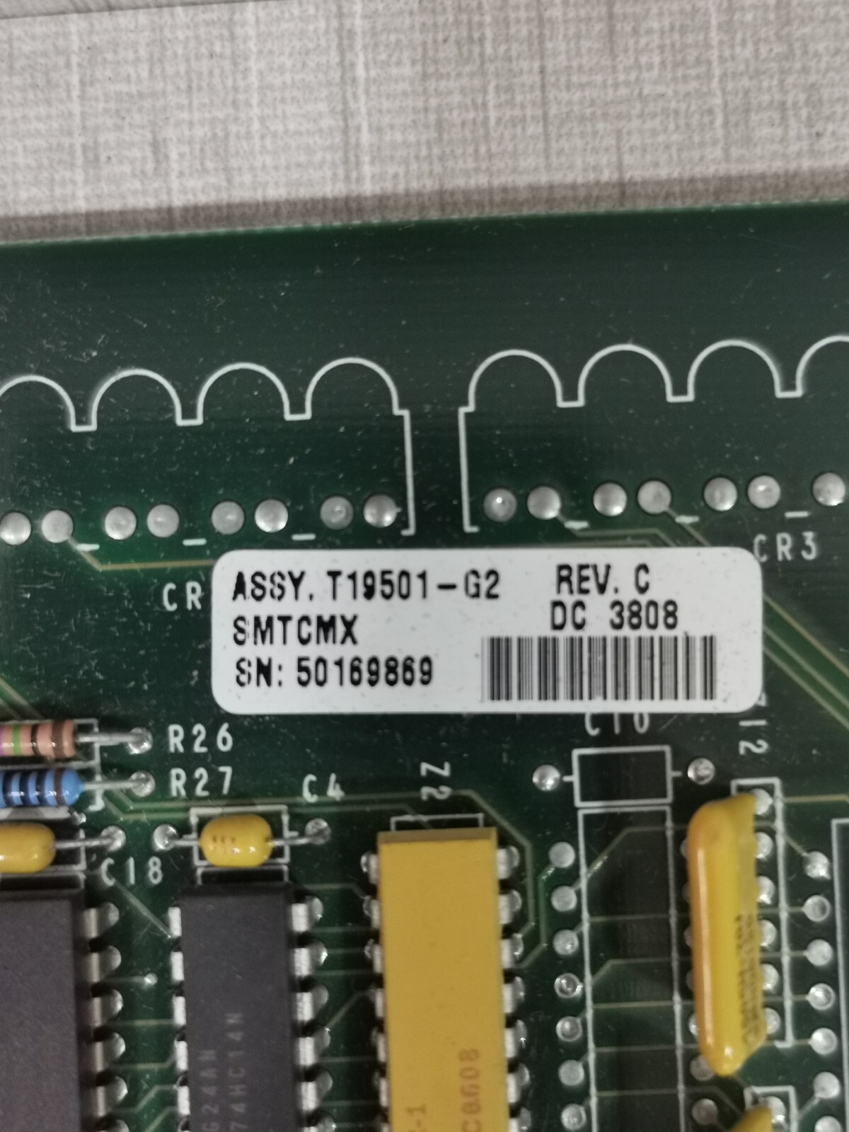 Gilbarco ASSY T19501-G2 REV. C Gilbarco ASSY T19501-G2 REV. C Control Board 3