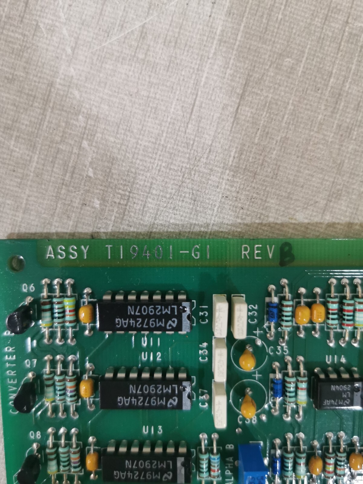Gilbarco ASSY T19401-G1 REV.B Gilbarco ASSY T19401-G1 REV.B Control Board 2