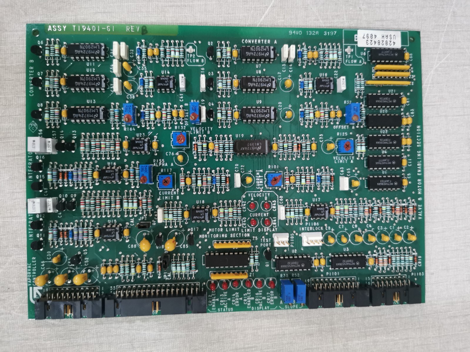 Gilbarco ASSY T19401-G1 REV.B Control Board