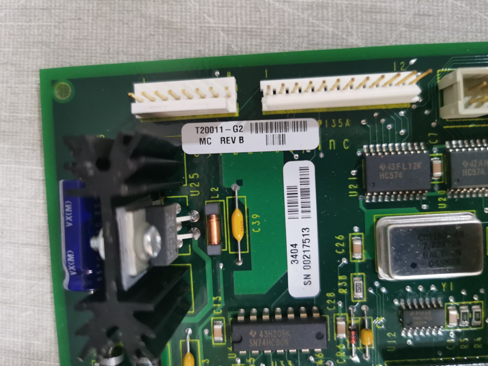 Gilbarco ASSY T20011-G2 MC REV.B Gilbarco ASSY T20011-G2 MC REV.B Control Board 2