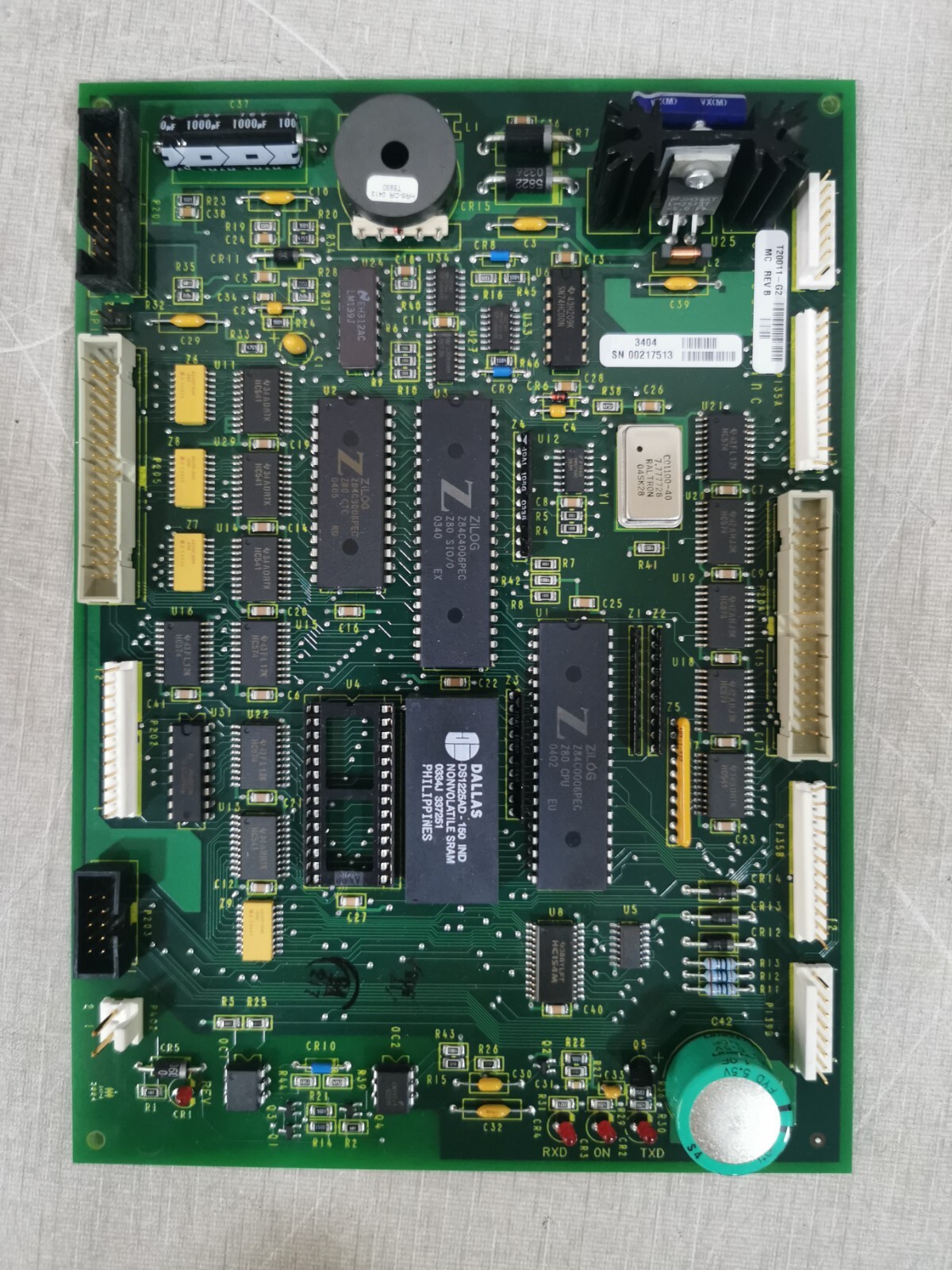 Gilbarco ASSY T20011-G2 MC REV.B Control Board