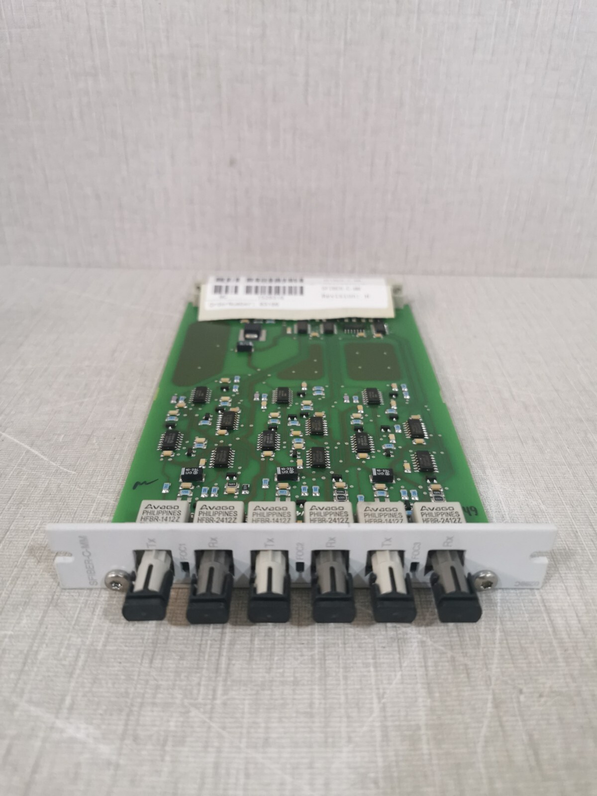 ABB 1MSC980010 Rev. F ABB 1MSC980010 Rev. F Board SFIBER-C-MM Rev.H 3