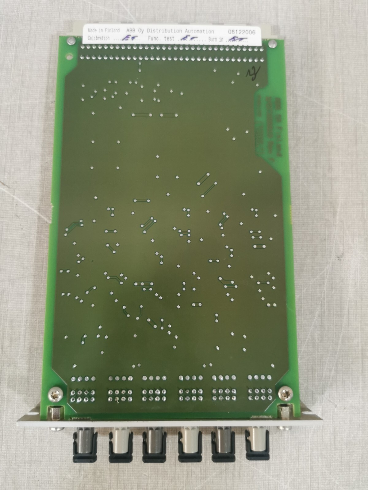 ABB 1MSC980010 Rev. F ABB 1MSC980010 Rev. F Board SFIBER-C-MM Rev.H 4