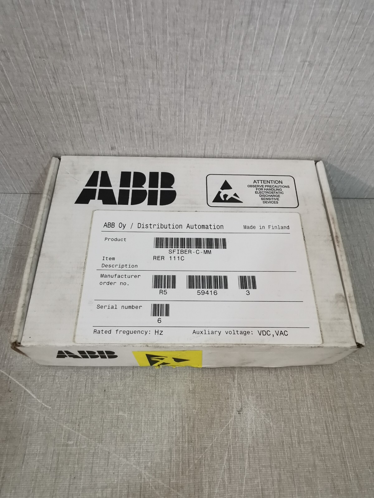ABB 1MSC980010 Rev. F ABB 1MSC980010 Rev. F Board SFIBER-C-MM Rev.H 8