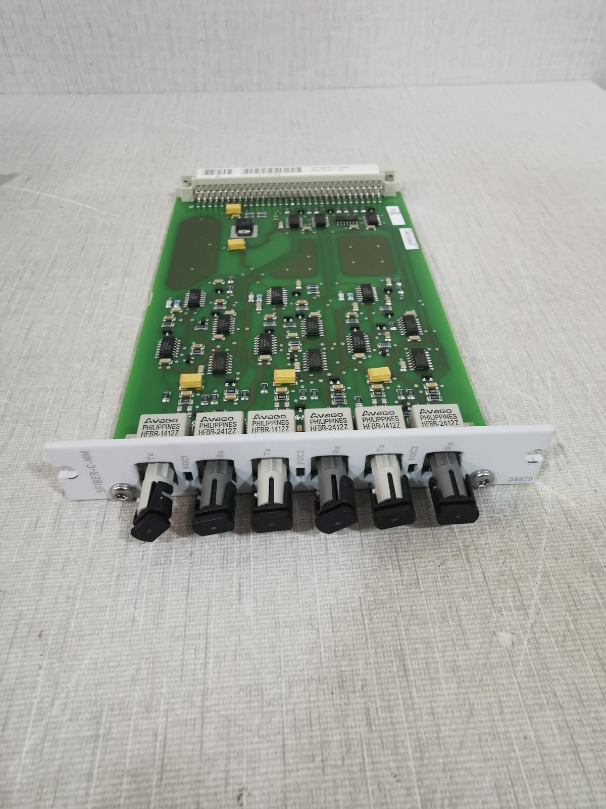 ABB 1MSC980010 Rev. F ABB 1MSC980010 Rev. F Board SFIBER-C-MM Rev.H 2