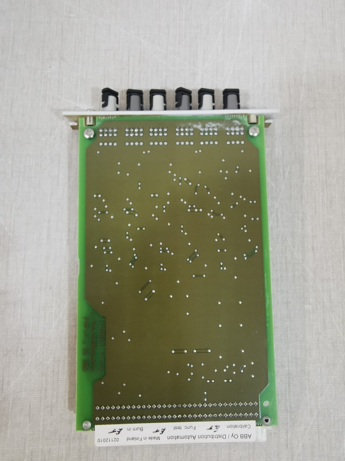 ABB 1MSC980010 Rev. F ABB 1MSC980010 Rev. F Board SFIBER-C-MM Rev.H 3