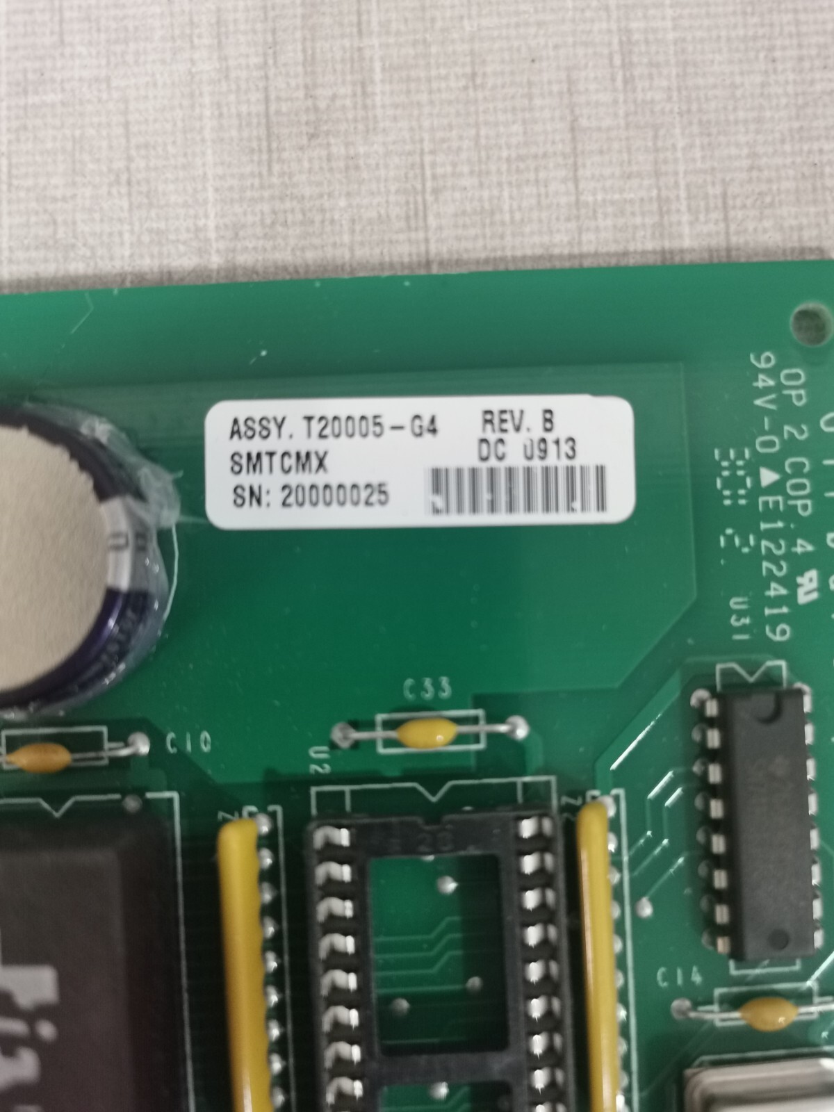 Gilbarco ASSY T20005-G4 Rev. B Gilbarco ASSY T20005-G4 Rev. B Control Board 2