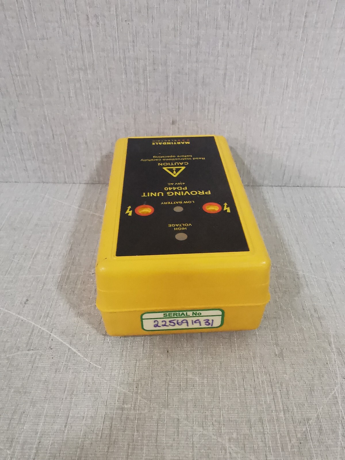 MARTINDALE PD440 MARTINDALE PD440 Proving Unit 3