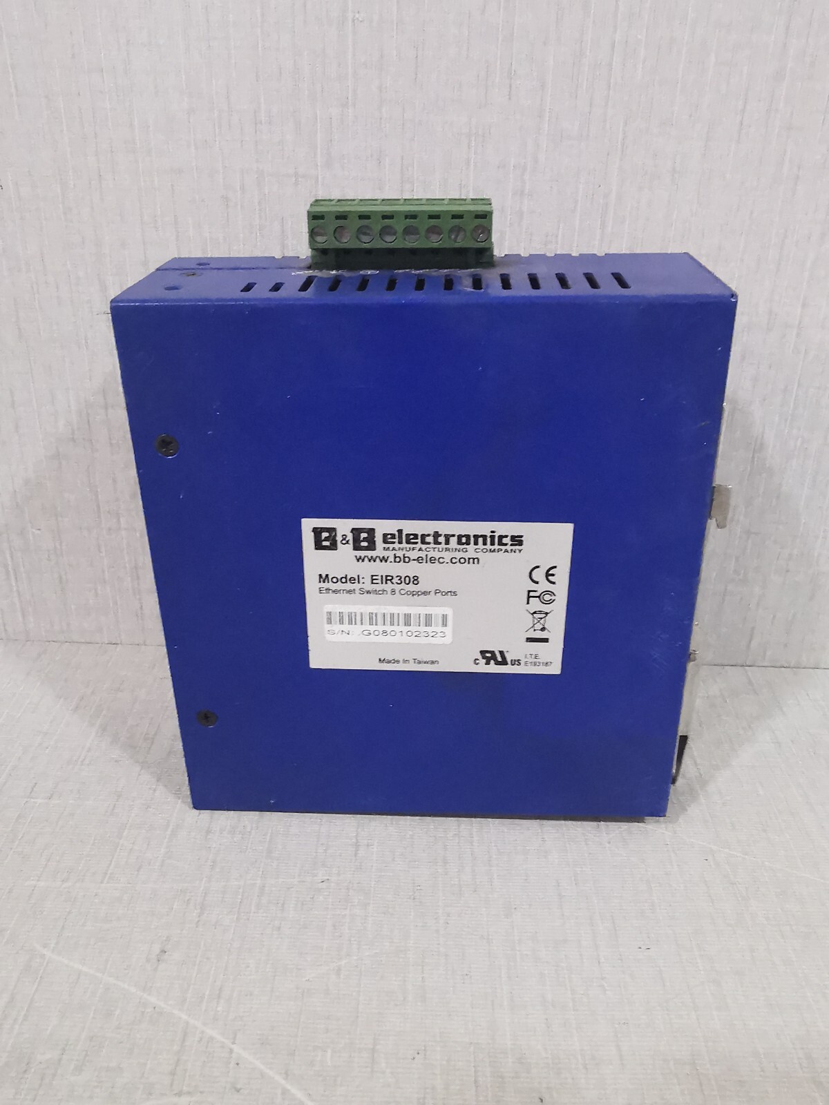 ELINX EIR308 ELINX B&B Electronics EIR308 Ethernet Switch 8 Copper Ports 5