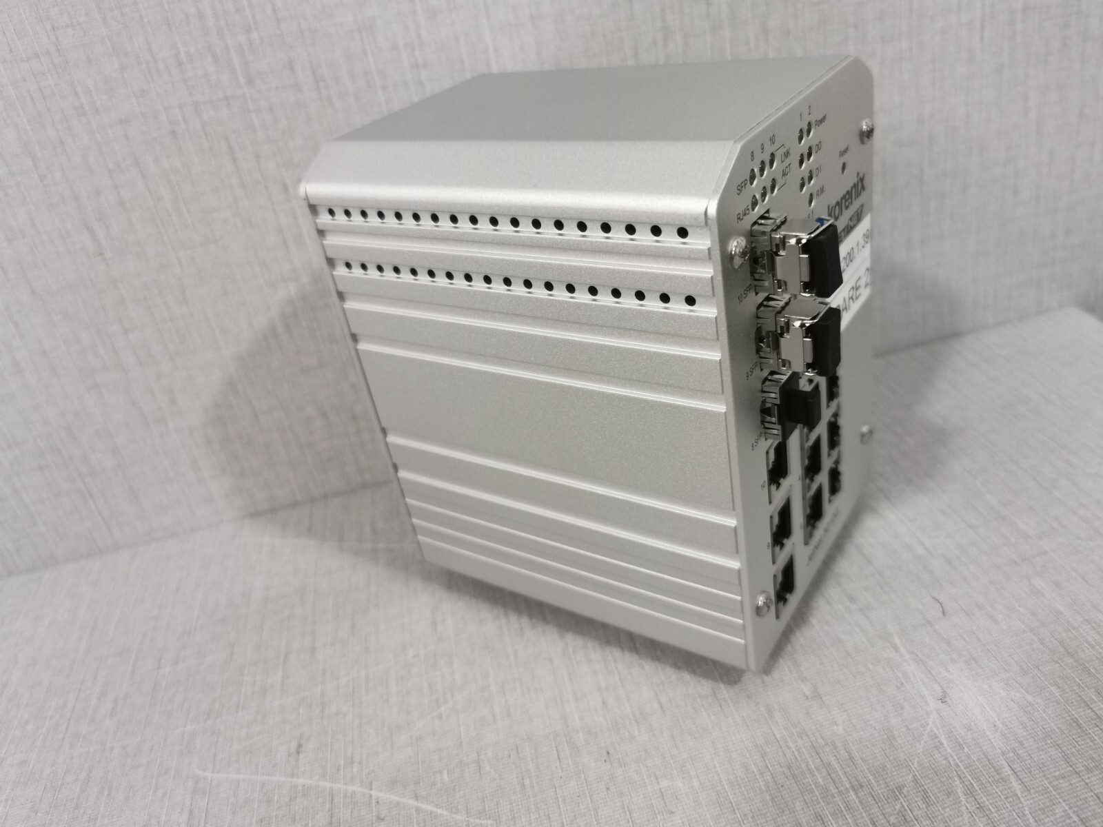 Korenix JETNET 169.200.1.39 Spare 2 Korenix JETNET 169.200.1.39/ 5010G Spare 2 Compact Ethernet Switch VER.V2.4 3