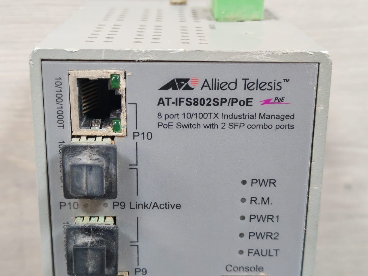 Allied Telesis AT-IFS802SP/PoE(W) Allied Telesis AT-IFS802SP/PoE(W) 48VDC,3A F/W V1.04 Switch 3