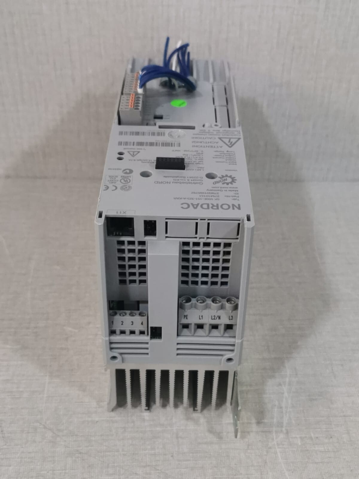 NORDAC SK 500E-151-323-A-KAR NORDAC SK 500E-151-323-A-KAR / Part No: 275410151 Inverter Drive 7
