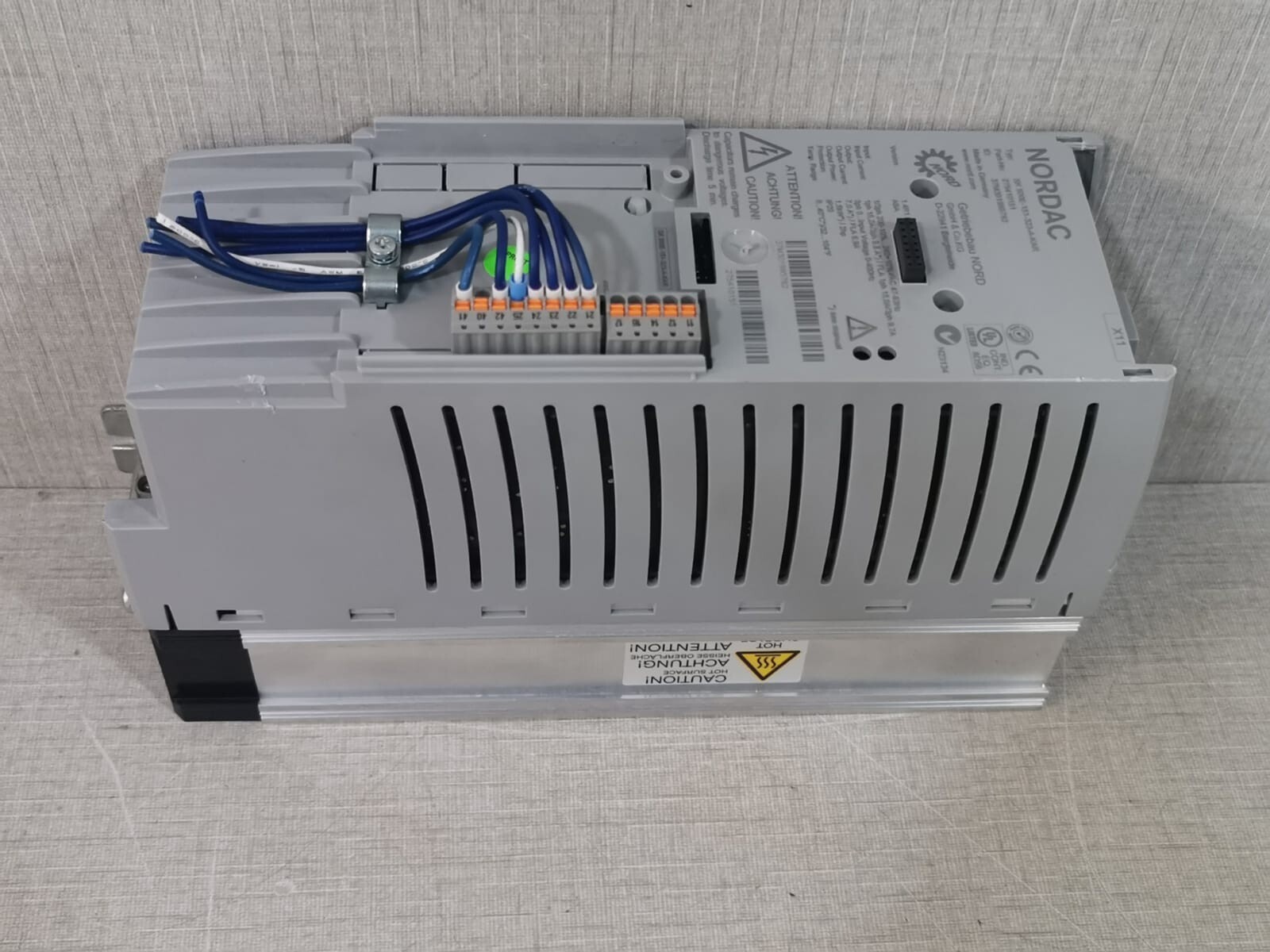 NORDAC SK 500E-151-323-A-KAR NORDAC SK 500E-151-323-A-KAR / Part No: 275410151 Inverter Drive 9