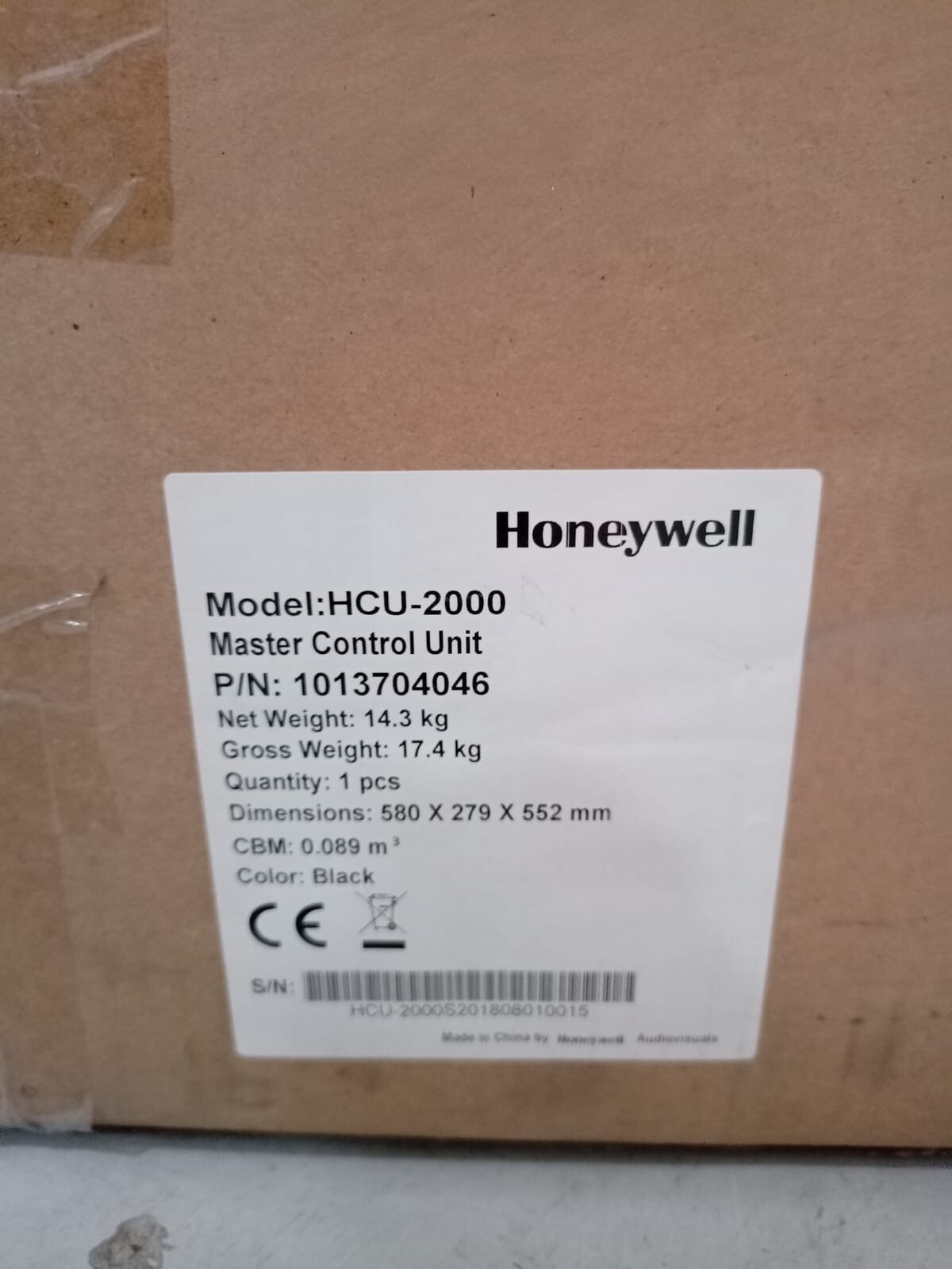Honeywell HCU-2000 Honeywell HCU-2000 Master Control Unit 6