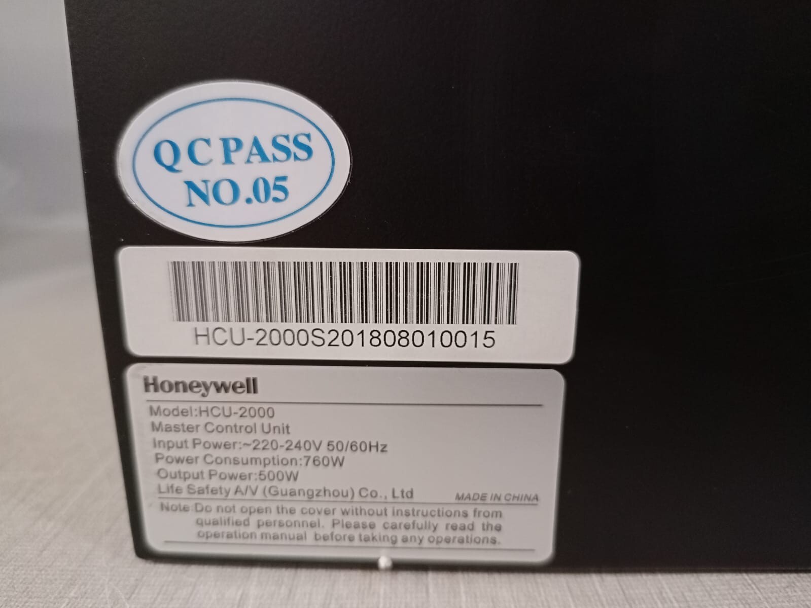 Honeywell HCU-2000 Honeywell HCU-2000 Master Control Unit 10