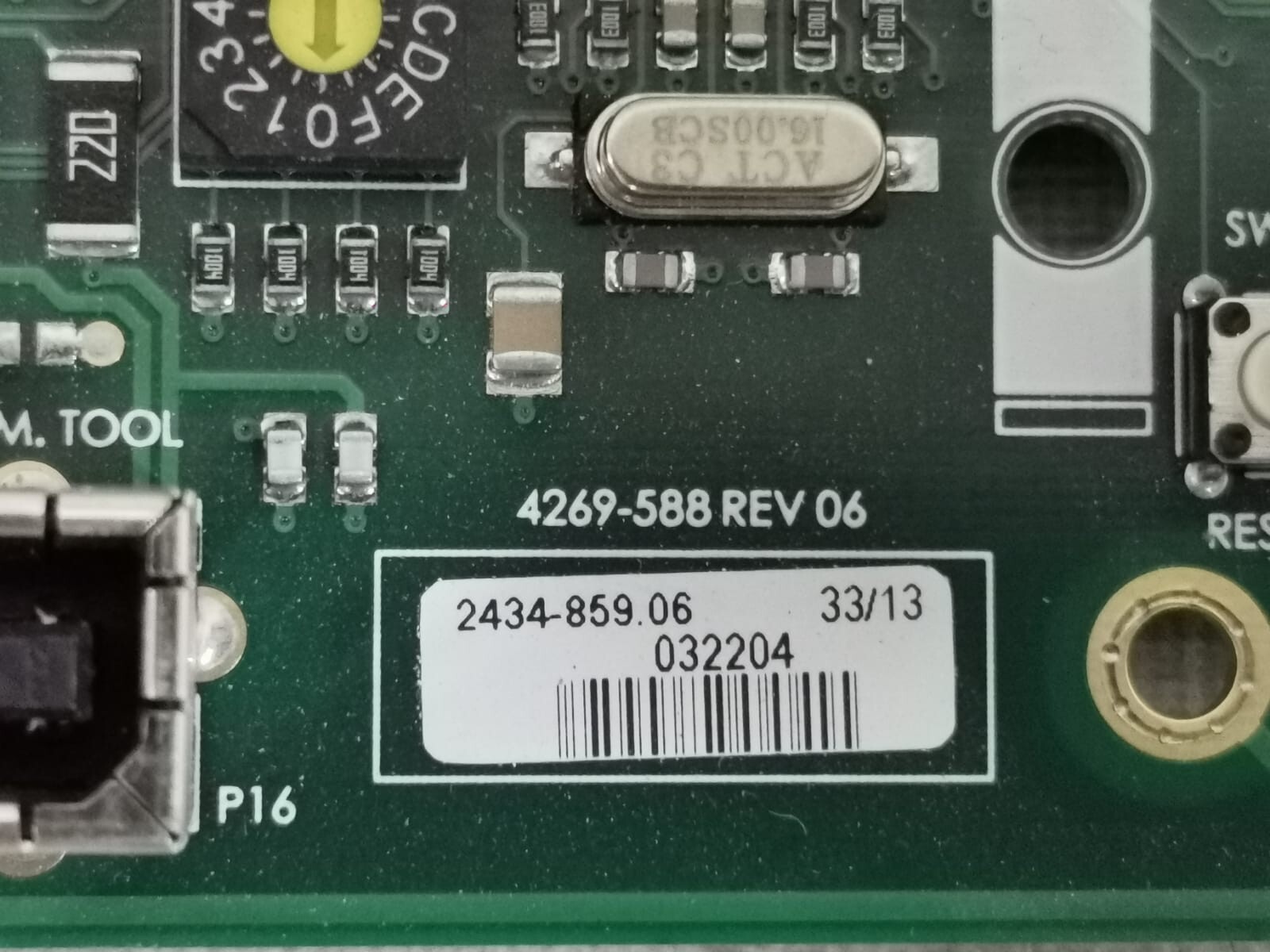 Gent by Honeywell 4269-588 REV 06 & 4269-591 REV 03 Gent by Honeywell 4269-588 REV 06 + 4269-591 REV 03 Main PCB Board 2