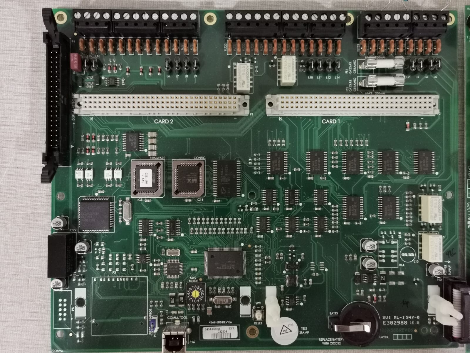 Gent by Honeywell 4269-588 REV 06 & 4269-591 REV 03 Gent by Honeywell 4269-588 REV 06 + 4269-591 REV 03 Main PCB Board 5