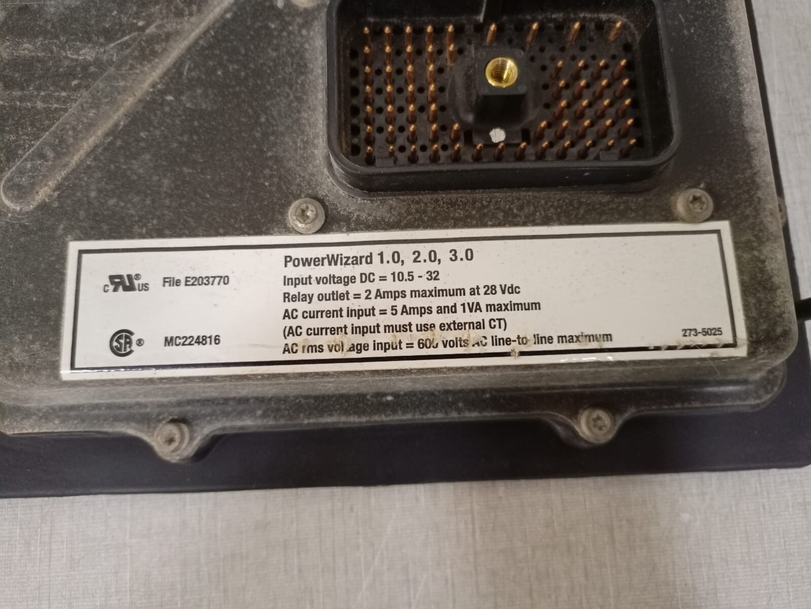 FG Wilson 1.0 FG WILSON PowerWizard 1.0 CAT POWER P/N 233-1680-05 PoweraWizard 1.0,2.0,3.0 8