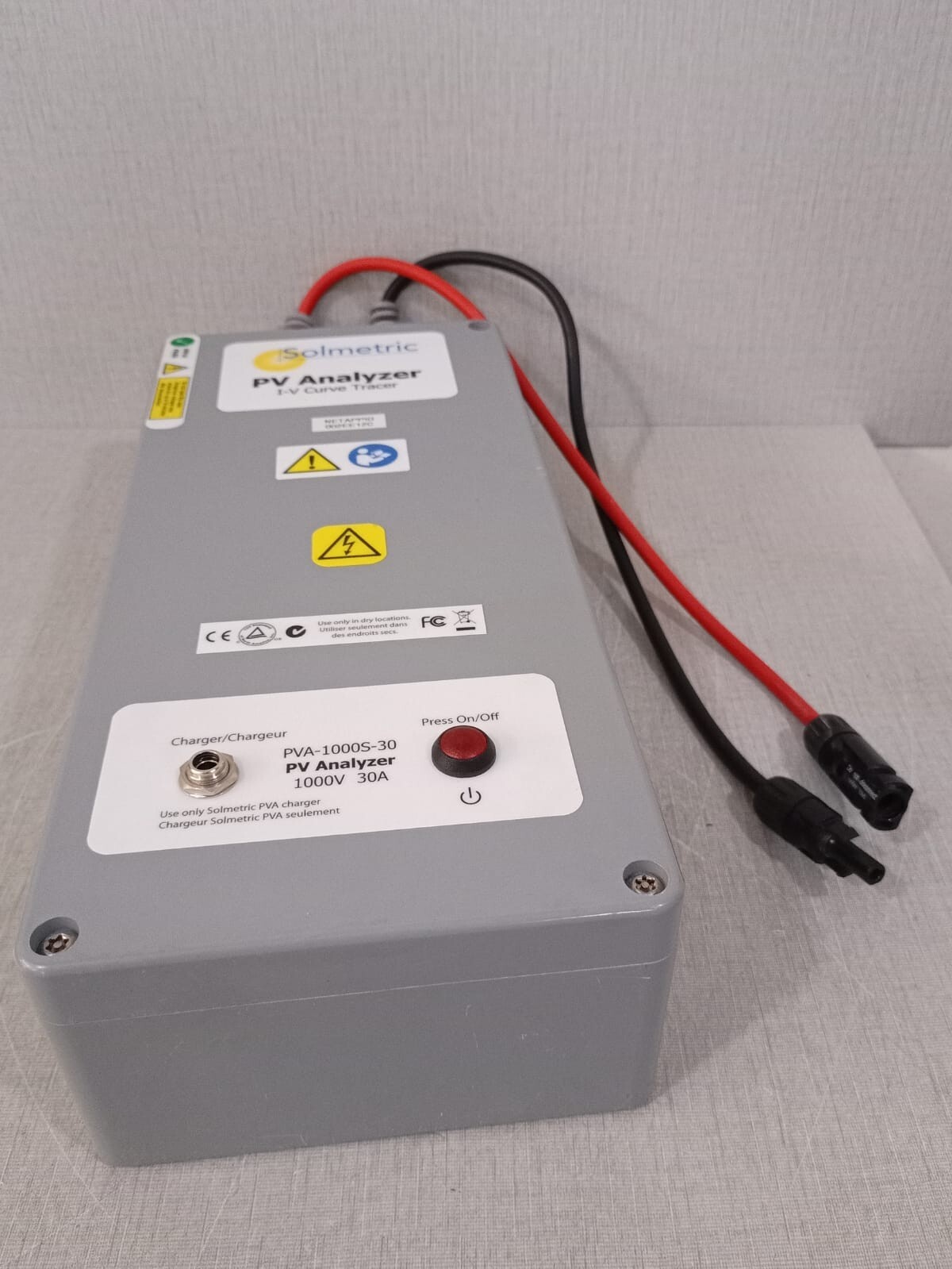 Solmetric PVA-1000S-30 Solmetric PV Analyzer I-V Curve Tracer PVA-1000S-30 1000v 30A 8