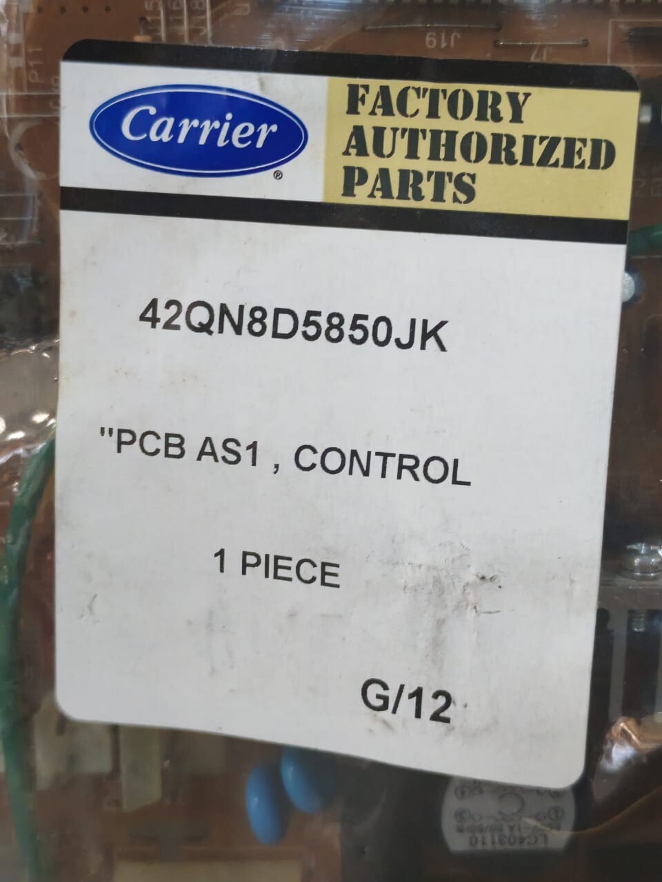 Carrier 42KN8A55010-R CARRIER 42NBD5850JK PCBAS1 / 42KN8A55010-R CONTROL BOARD 4