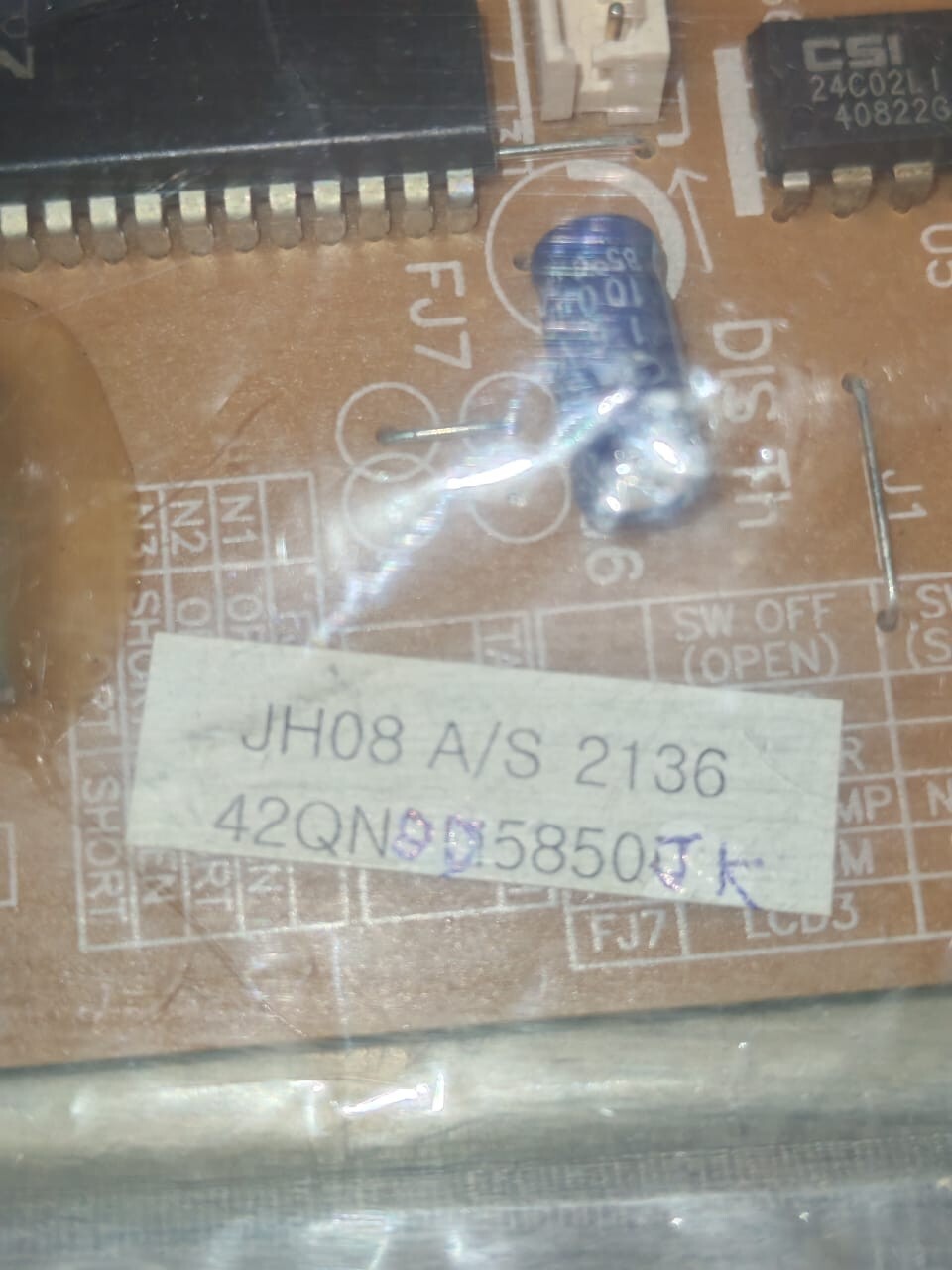 Carrier 42KN8A55010-R CARRIER 42NBD5850JK PCBAS1 / 42KN8A55010-R CONTROL BOARD 5