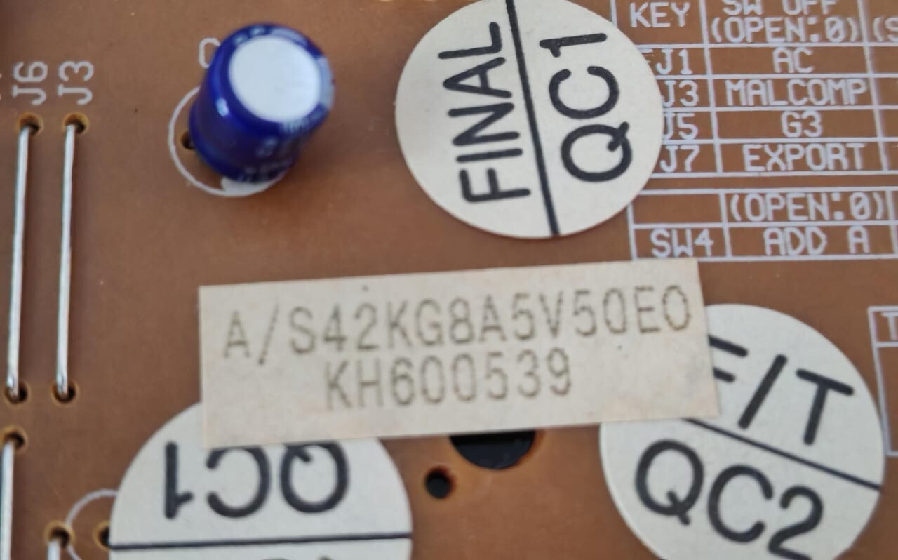 Carrier KH600648 CARRIER A/S42KG8A5V50E0/ A/S42KG8A5V50E0 KH600648 CONTROL BOARD 4