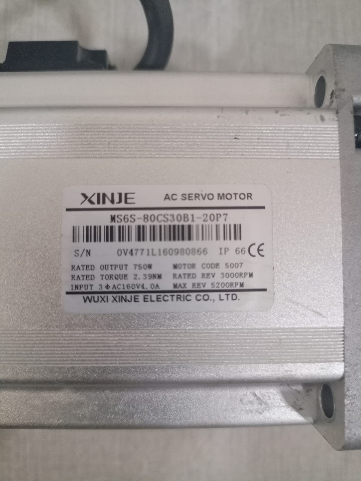 Xinje MS6S-80CS30B1-20P7 XINJE MS6S-80CS30B1-20P7 AC SERVO DRIVER 2