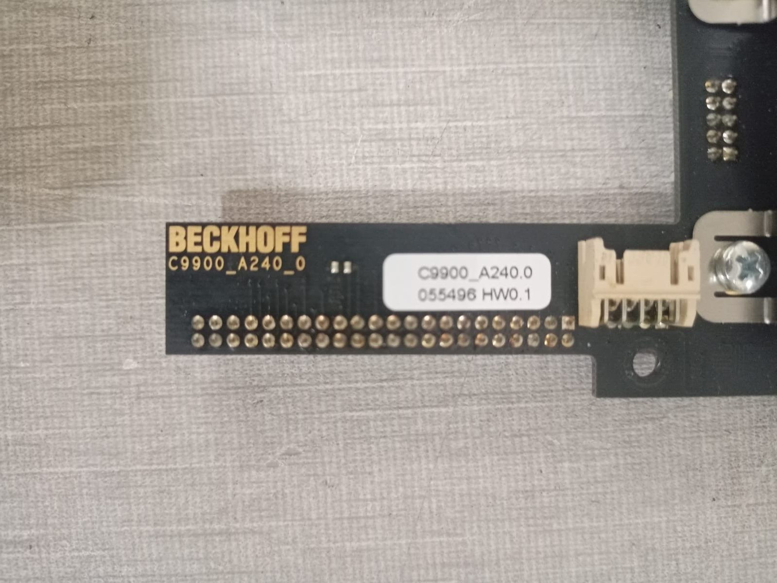 Beckhoff C9900-A240.0 BECKHOFF C9900-A240.0 PCB BOARD 2