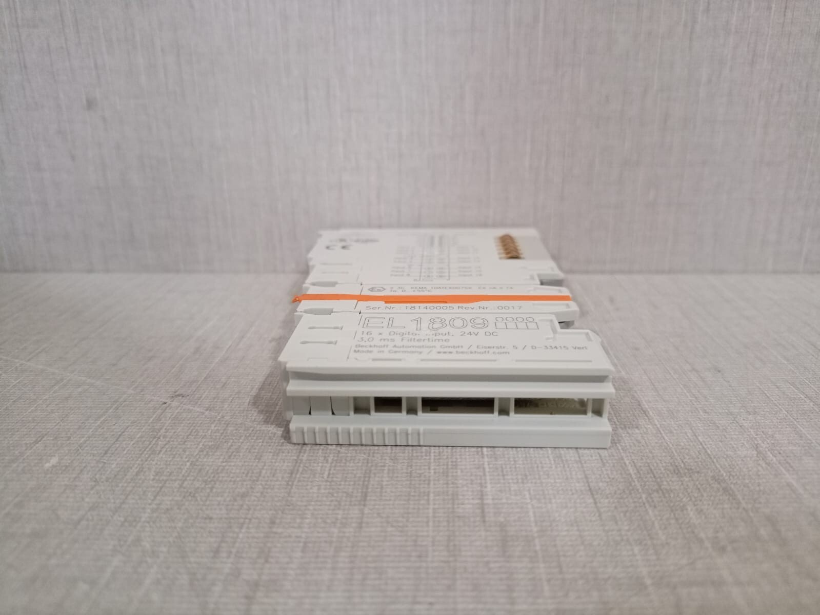 Beckhoff EL1809 BECKHOFF EL1809 16-CHANNEL DIGITAL INPUT TERMINAL 6