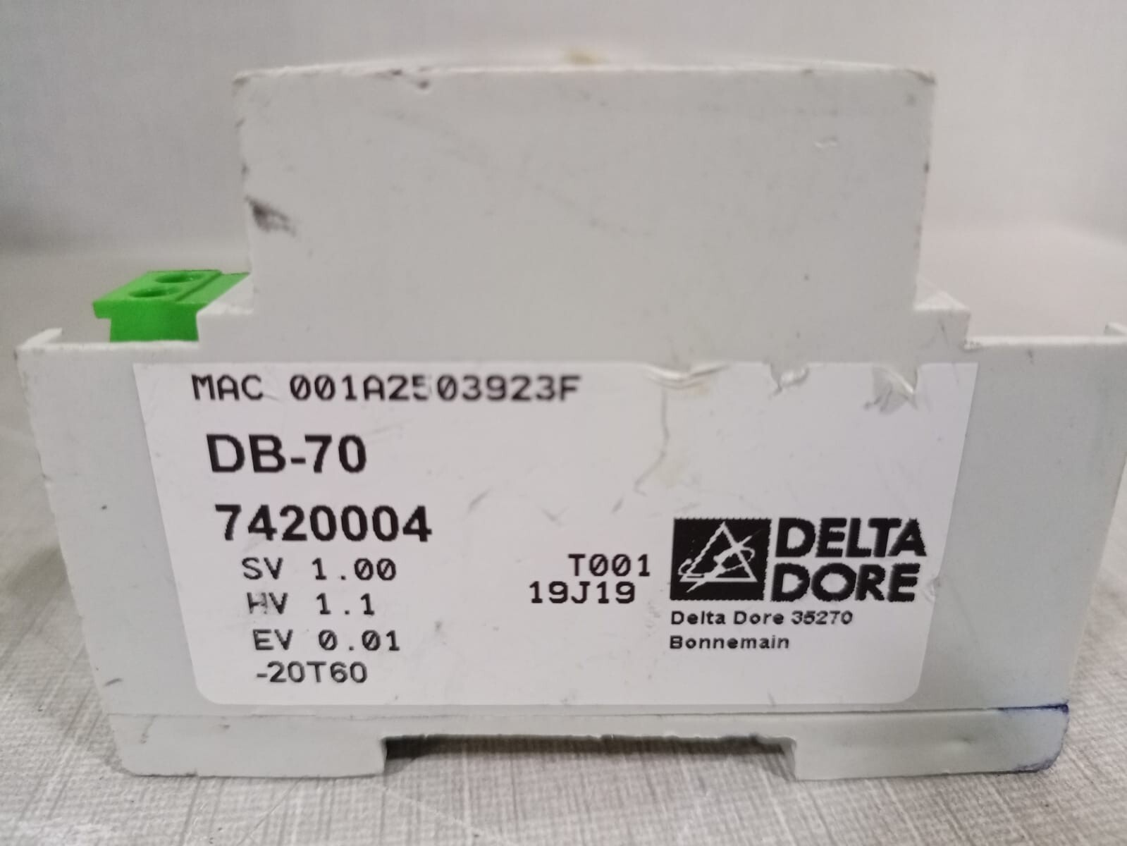 DELTA DORE 7420004 DELTA DORE DEL-SYS DB-70 7420004 SV 1.00 HV 1.1 MODULE 2