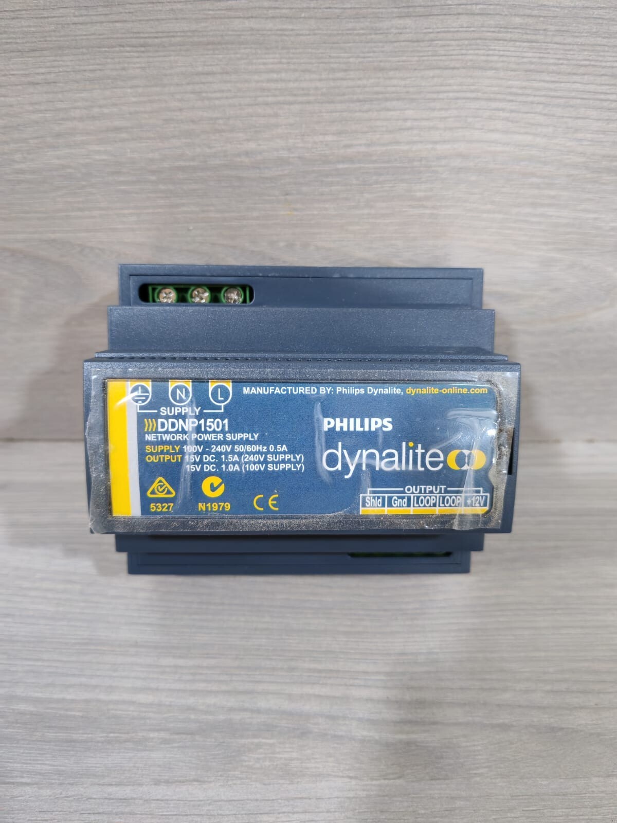 Philips DDNP1501 PHILIPS Dynalite DDNP1501 DIN NETWORK POWER SUPPLY 15V1.5A WITH FHILTY BOX 2