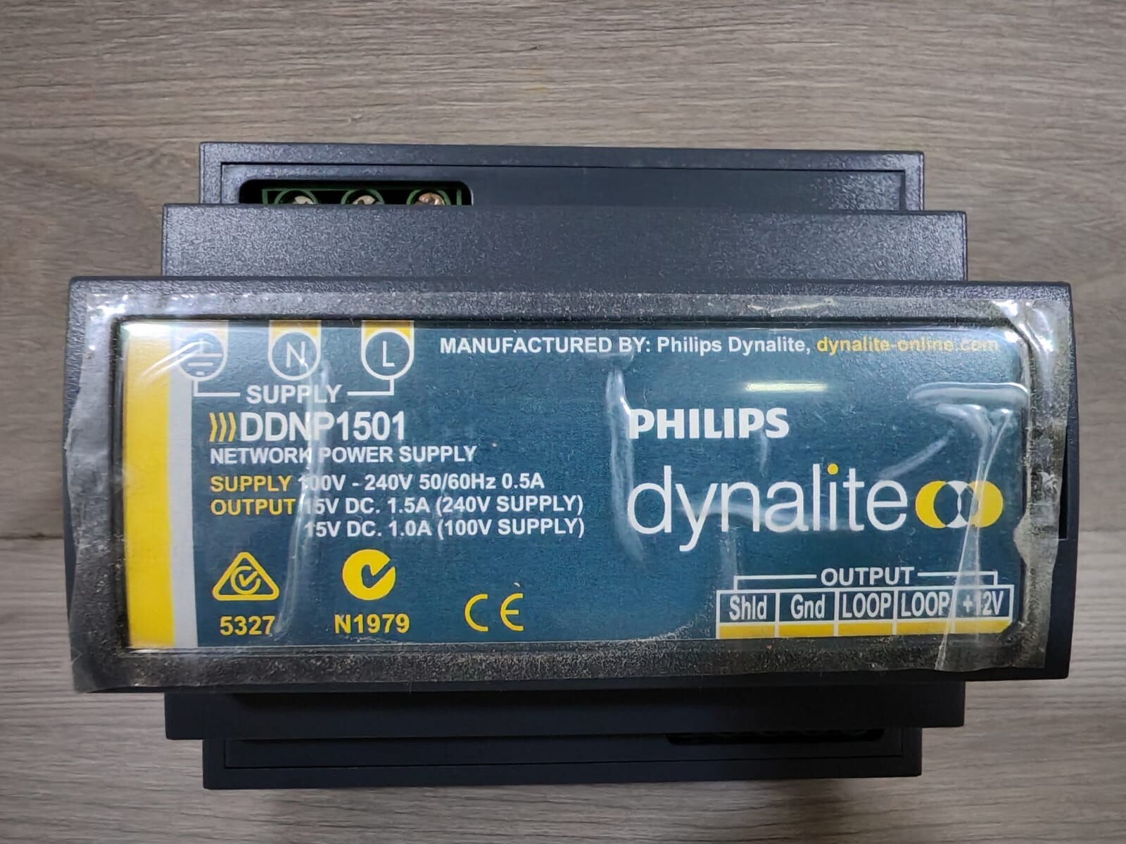 Philips DDNP1501 PHILIPS Dynalite DDNP1501 DIN NETWORK POWER SUPPLY 15V1.5A WITH FHILTY BOX 3