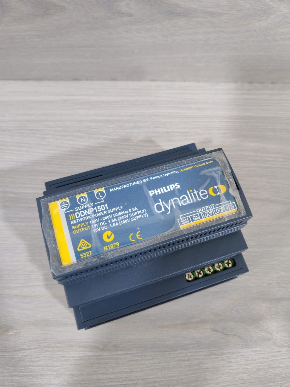 Philips DDNP1501 PHILIPS Dynalite DDNP1501 DIN NETWORK POWER SUPPLY 15V1.5A WITH FHILTY BOX 4