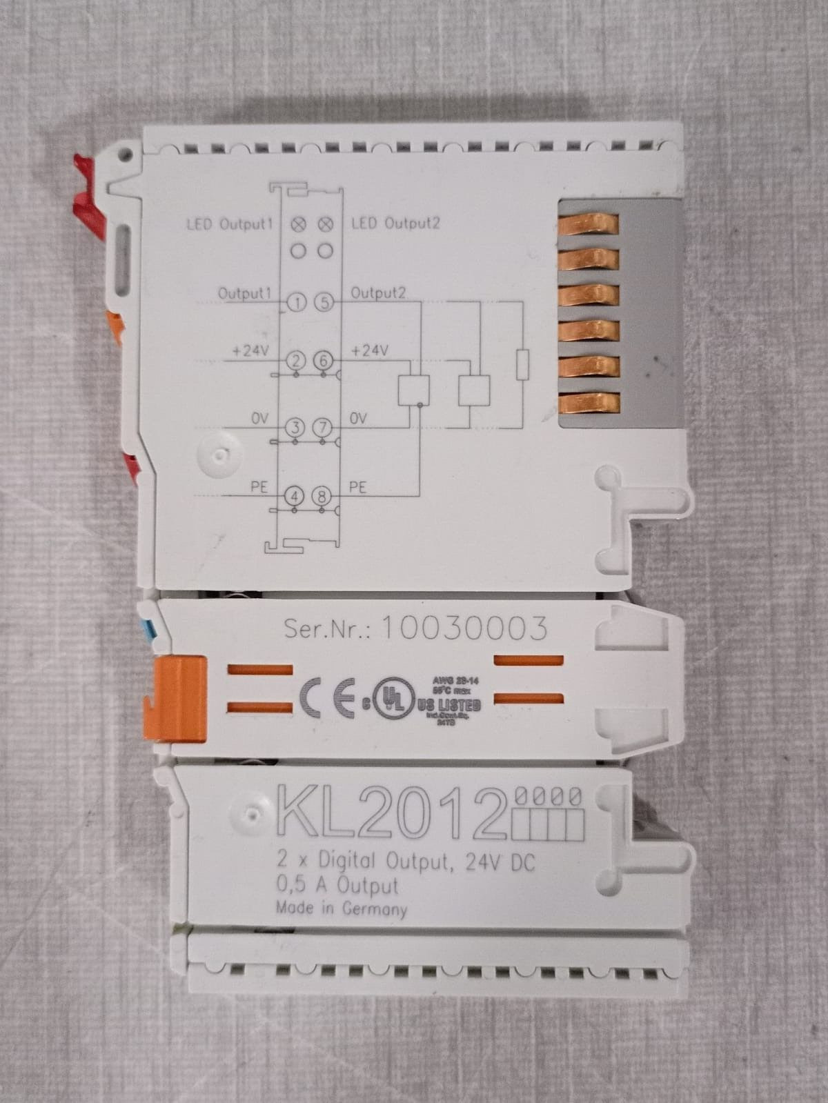 Beckhoff KL2012 Digital Output Module