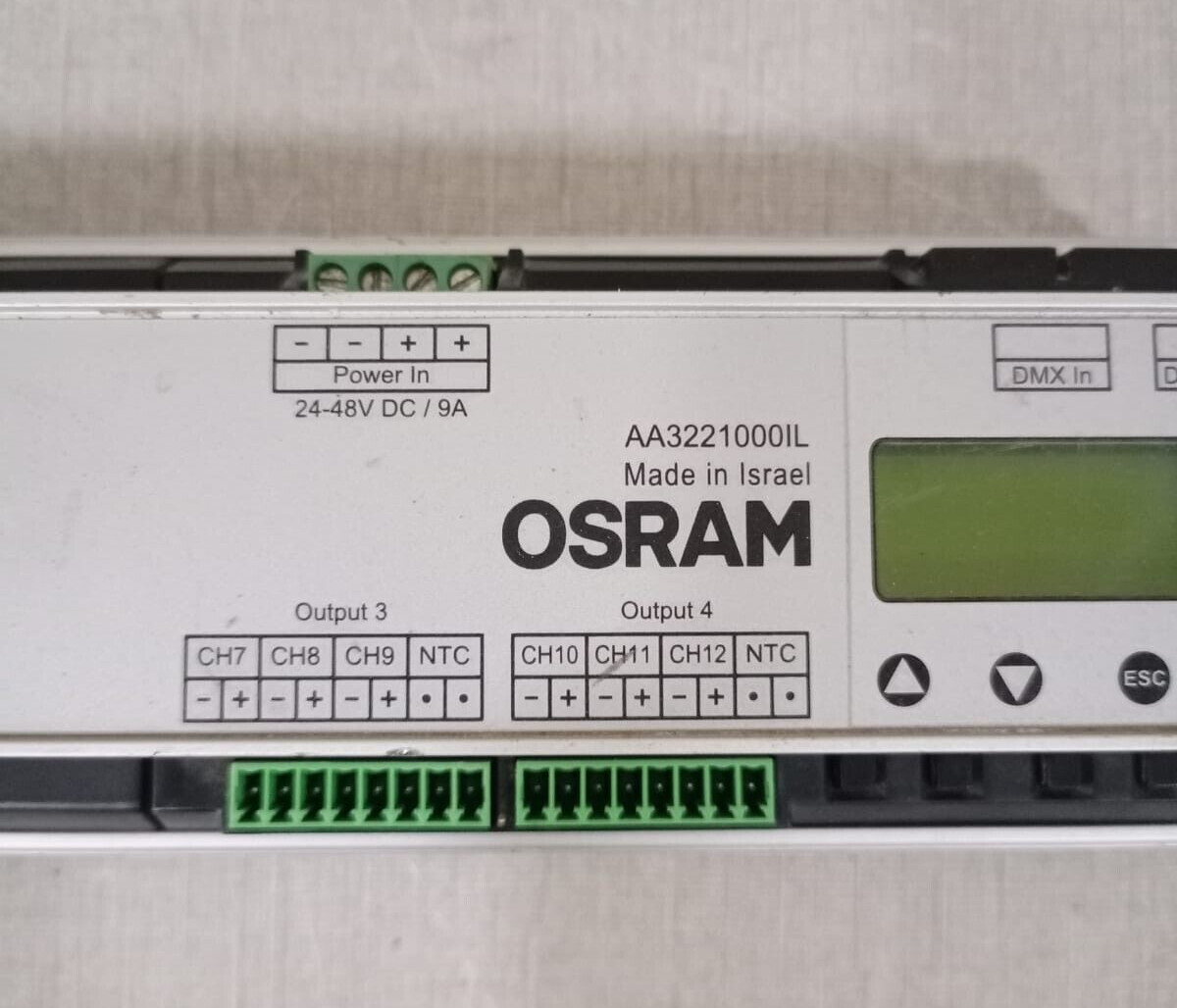 OSRAM AA3221000IL OSRAM OT DMX 12x350/700 DIM SO MODULE AA3221000IL CONSTANT CURRENT LED DIMMER 2