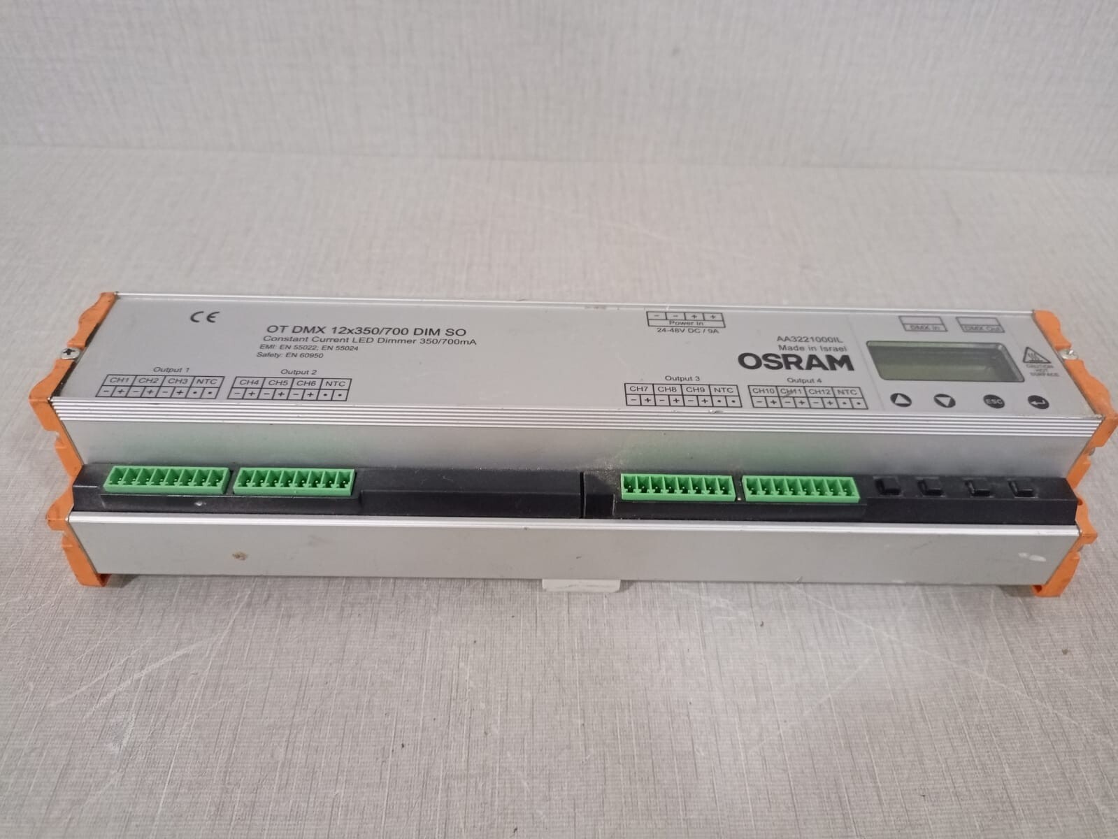 OSRAM AA3221000IL OSRAM OT DMX 12x350/700 DIM SO MODULE AA3221000IL CONSTANT CURRENT LED DIMMER 4