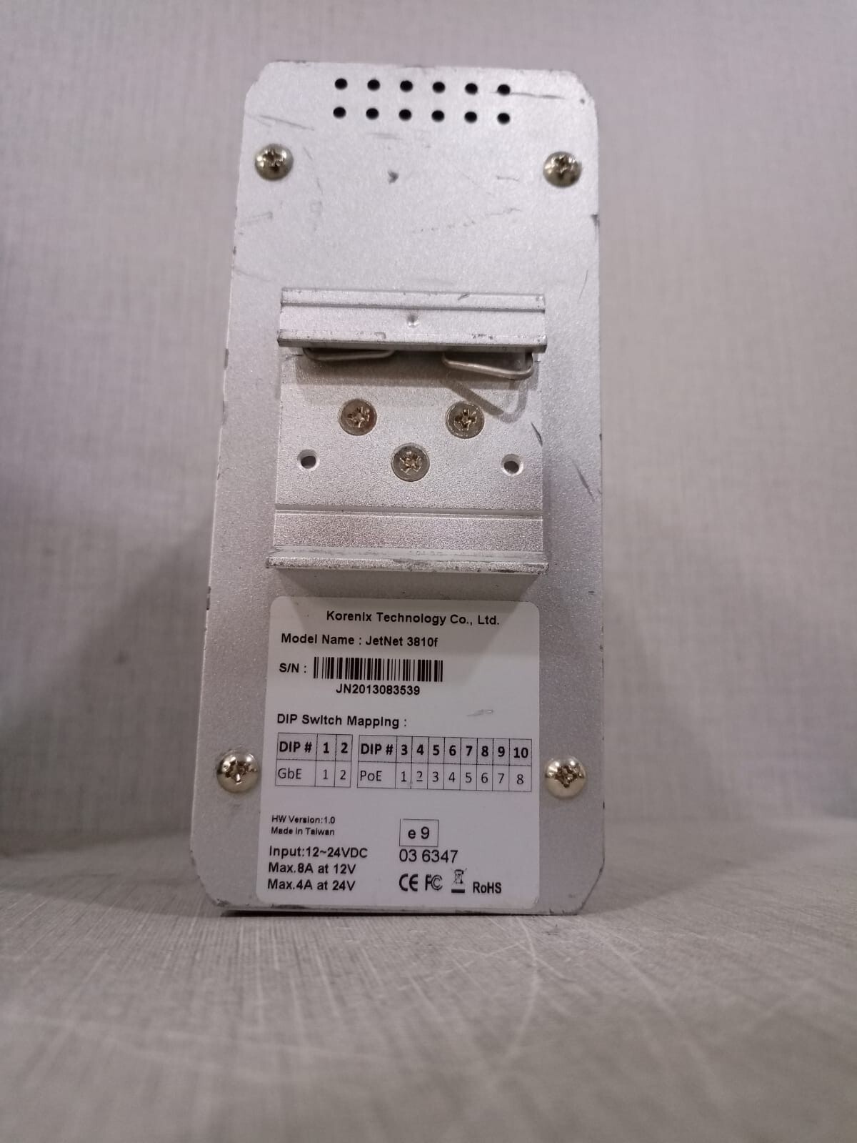 Korenix Jetnet 3810f KORENIX Jetnet 3810f Ethernet Switch 4