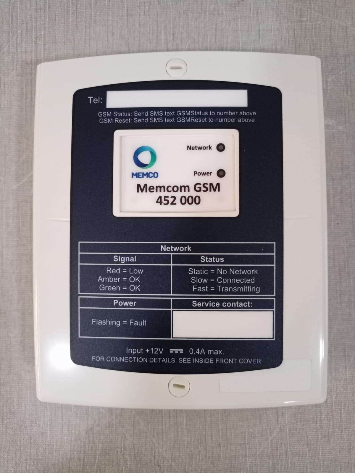Memco Memcom 450 011 & Memcom GSM 452 000 Memco Memcom 450 011 & Memcom GSM 452 000 2