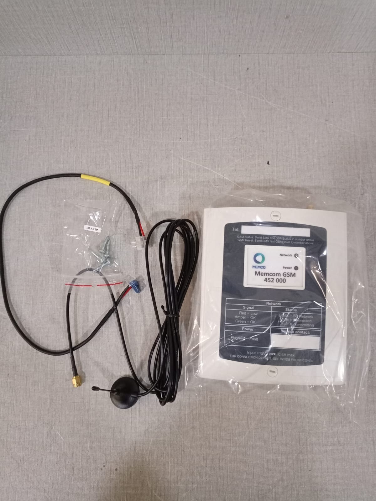 Memco Memcom 450 011 & Memcom GSM 452 000 Memco Memcom 450 011 & Memcom GSM 452 000 3