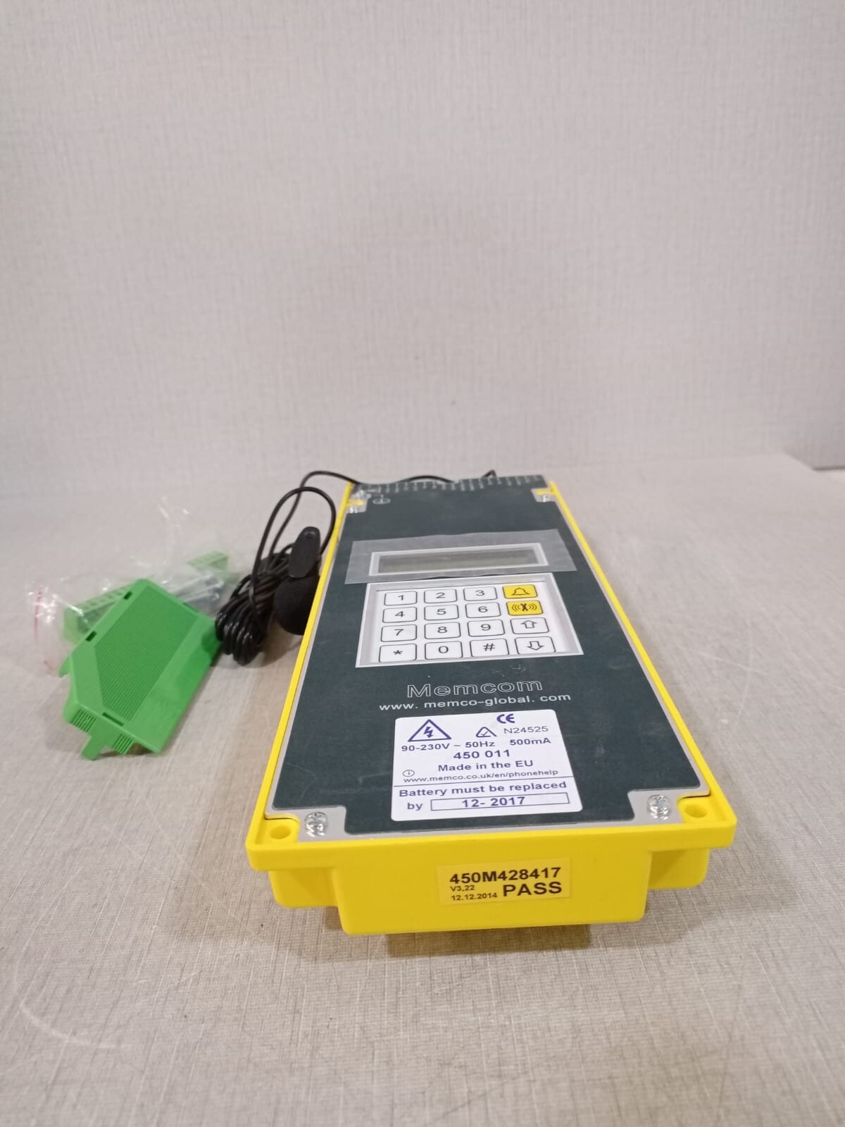Memco Memcom 450 011 & Memcom GSM 452 000 Memco Memcom 450 011 & Memcom GSM 452 000 4