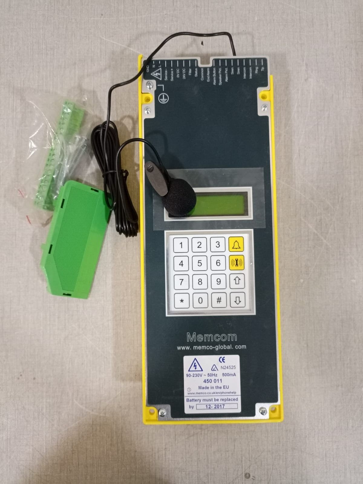 Memco Memcom 450 011 & Memcom GSM 452 000 Memco Memcom 450 011 & Memcom GSM 452 000 6