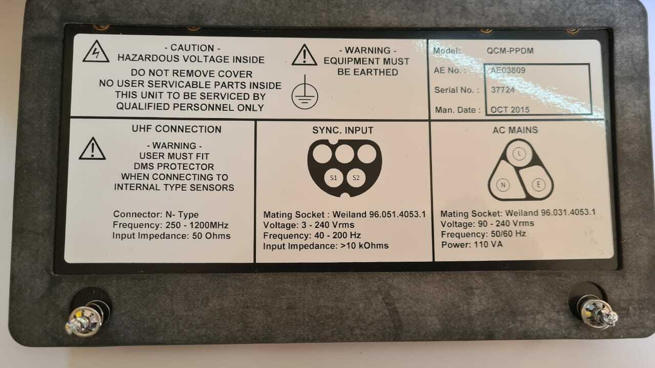 GE QCM-PPDM QUALITROL QCM-PPDM PORTABLE PARTIAL DISCHARGE MONITOR Seller 9
