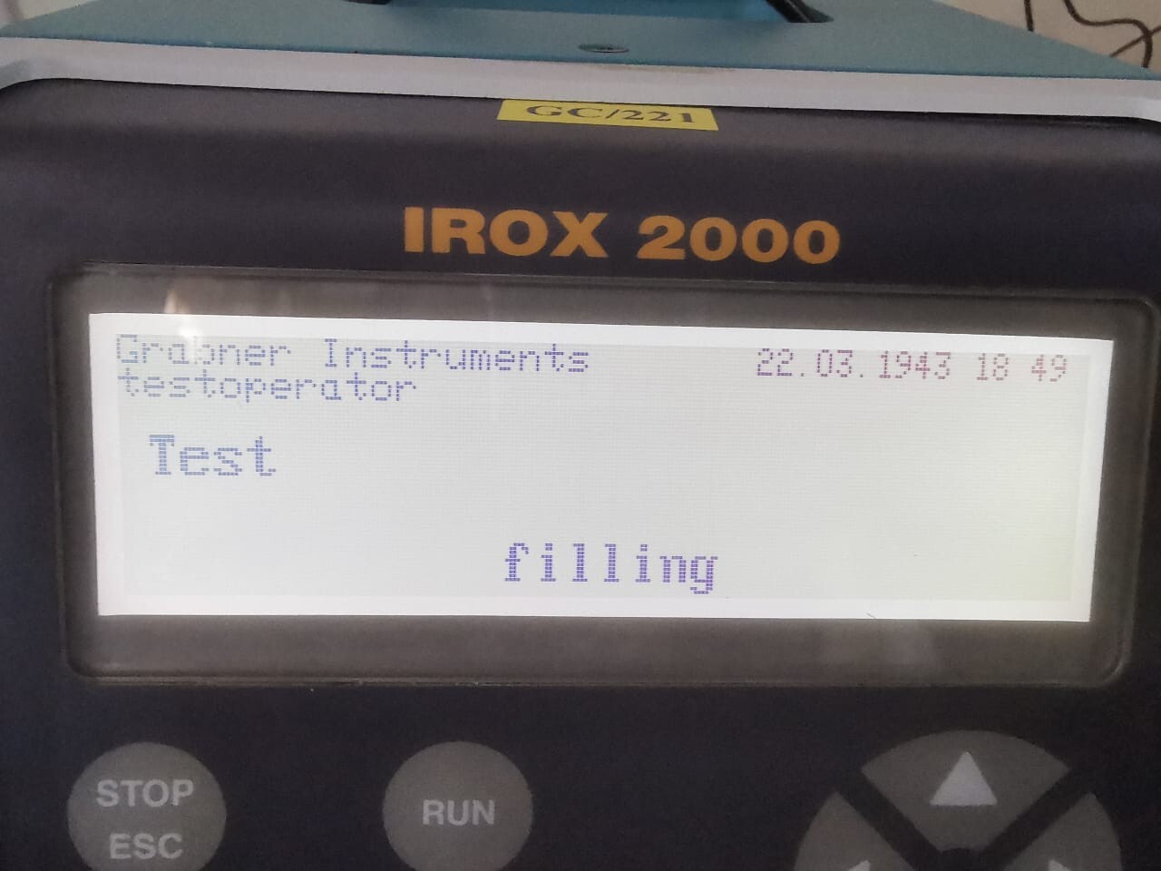 Grabner Instruments IROX 2000 Grabner Instruments IROX 2000 Grabner Petrolab 6