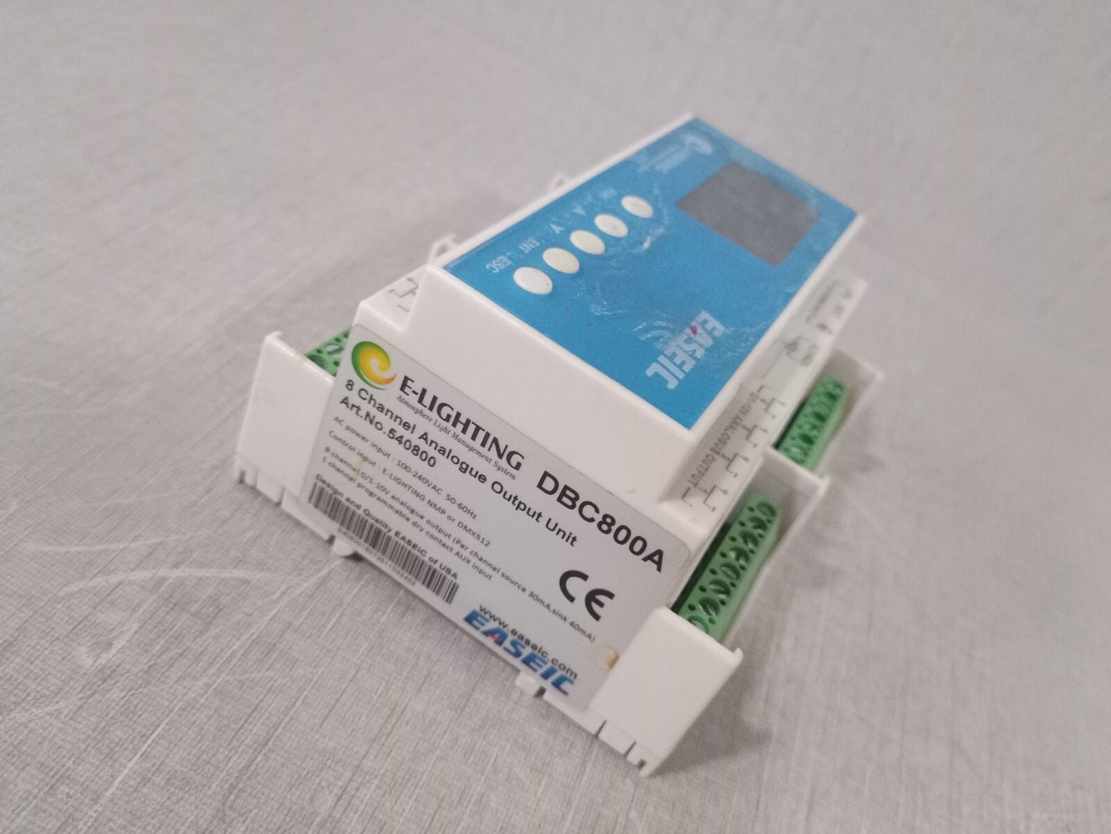 EASEIC E-LIGHTING 540800 EASEIC E-LIGHTING DBC800A 8 Channel Analogue Output Unit 540800 7